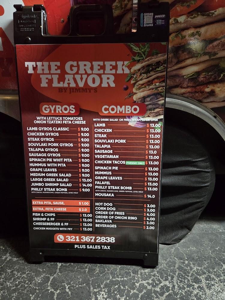 Jimmy's The Greek Flavor Menu image 2